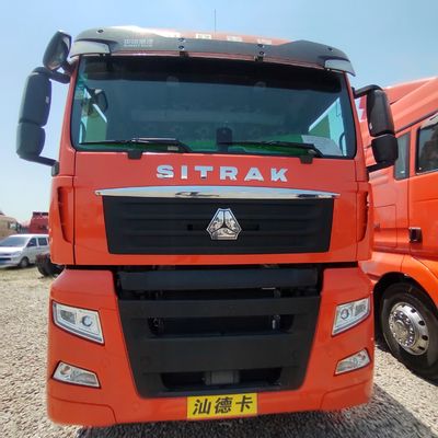시노트럭 중고 HOWO 운송 화물 트럭 중량용 CNG 6X4 트랙터 트럭