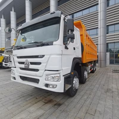 6.8x2.5x3.8m Shacman 덤퍼 차량 400L 연료 탱크와 공기 서스펜션 운전자 좌석