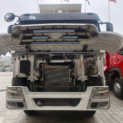 전력 보조로 된 수압 스티어링 중고 HOWO 트럭 6X4 10 휠 덤프 트럭