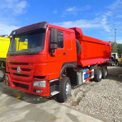 351-450hp 산업용 덤프 트럭 보조 스티어링 및 시노트럭 차시 6 개월