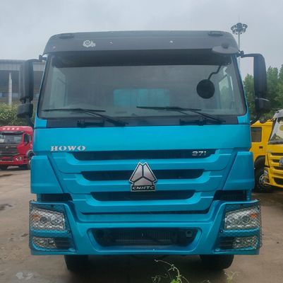 셀프 덤핑 트럭 HOWO 371HP 사용 된 덤핑 트럭 680.00cm * 255.00cm * 380.00cm 패키지 크기
