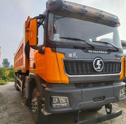 중고용 델롱 8X4 12 휠 광산 운송 덤프 트럭