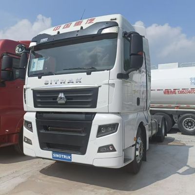 중량 CNG 트랙터 및 600L 연료 탱크 반 트레일러 당기는 공기 서스펜션 트럭