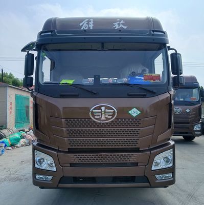 530HP 보조 스티어링 시노트럭 차시 가스 트랙터 트레일러 트럭 추정 배송 시간