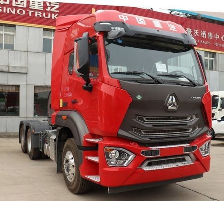 중고 Sinotruck Sitrak HOWO 6X4 CNG 트럭 패키지 크기 745.00cm * 253.00cm * 290.00cm