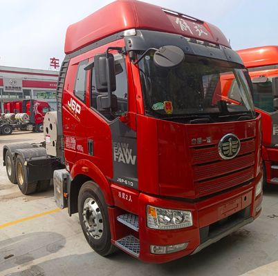 510HP FAW Jiefang J6p 가스 6X4 및 6X2 견인 운송 트럭 7.40m * 2.55m * 3.76m