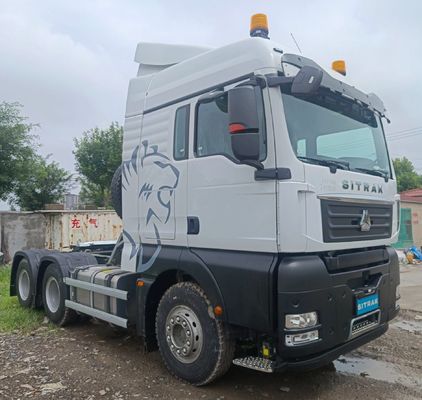 2024 산데카 580/390HP 6X4/8X4 10/12 휠 사용 트랙션 헤드 운송 트럭 화물 트럭