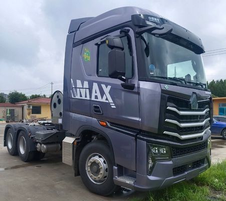2024 중국 중형용 HOWO LNG540HP 자동변속기 트랙터 운송 트럭