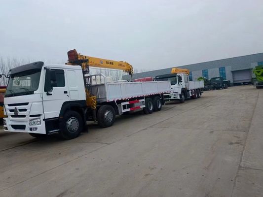 힘없는 8X4 16t 수압 직선 붐 트럭 장착 크레인 모바일 크레인 트럭