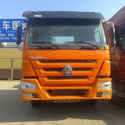 사용된 Sinotruk HOWO 6X4 트레일러 헤드 트랙터 말 틱터 트럭 초기 지불 옵션