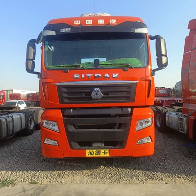 강력한 시노트럭 시트랙 G7 CNG 6X4 트랙터 트럭 480HP 엔진 용량&gt; 8L
