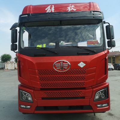 탄소강 화물 상자 FAW Jh6 LNG 가중 530HP 트랙터 트럭
