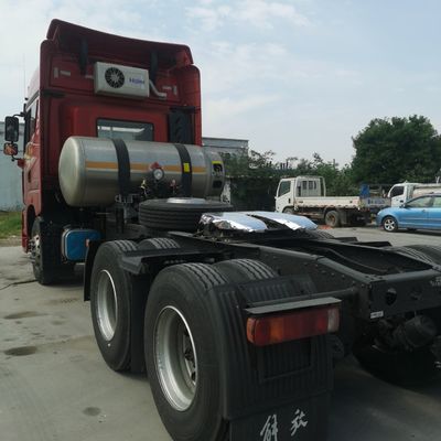 탄소강 화물 상자 FAW Jh6 LNG 가중 530HP 트랙터 트럭