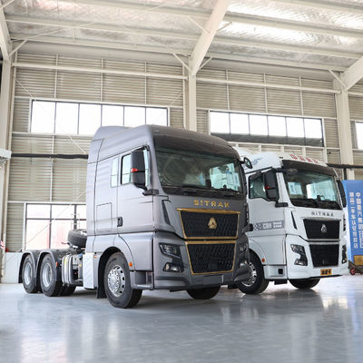 6개월 후판매 서비스 480HP CNG 트랙터 1000L 연료 탱크와 공기 서스펜션 좌석
