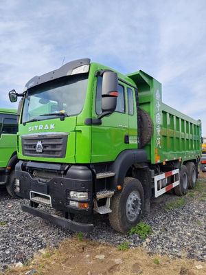 강력한 디젤 엔진을 가진 에어컨 장착 Sinotruk 덤프 트럭 차시