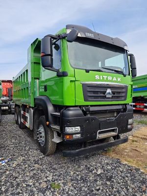 강력한 디젤 엔진을 가진 에어컨 장착 Sinotruk 덤프 트럭 차시