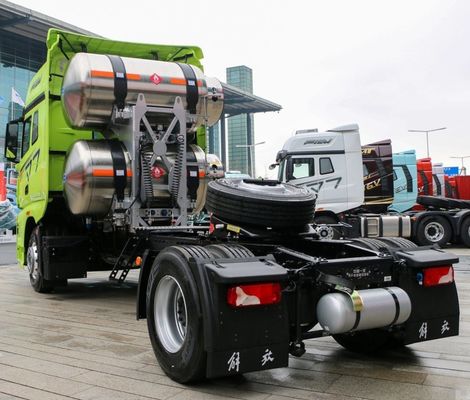 4*2 6*4 LNG CNG 트랙터 헤드 프라임 모버 380 420 460 510HP 6 10 바퀴 헤드 트랙터 트럭