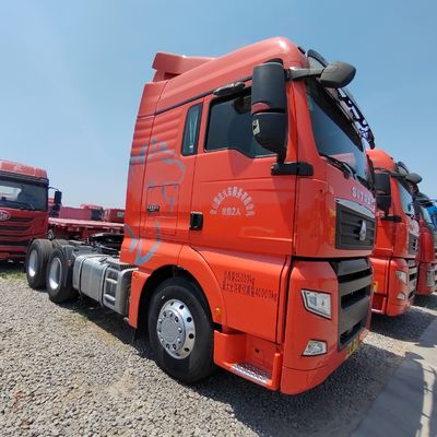 시노트럭 중고 HOWO 운송 화물 트럭 중량용 CNG 6X4 트랙터 트럭