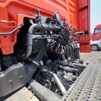 시노트럭 중고 HOWO 운송 화물 트럭 중량용 CNG 6X4 트랙터 트럭