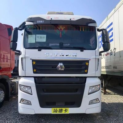 480마력 CNG 트랙터 트럭 공기 서스펜션 좌석 엔진 용량 &gt;8L 400L 연료 탱크