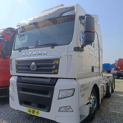 480마력 CNG 트랙터 트럭 공기 서스펜션 좌석 엔진 용량 &gt;8L 400L 연료 탱크