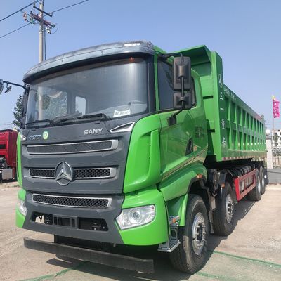 타이어 480 HP 중량 덤프 트럭 8X4 사용 8.2m 반환 환불 30 일 환불 정책