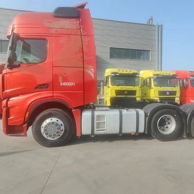 6X4 화물 운송용 31-40t Shacman 중량 트랙터 운송 트럭