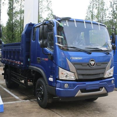 엔진 용량 4-6L 160마력 Sinotruk 차시 콩고용 리모델링된 광산 트럭