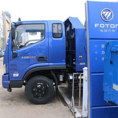 엔진 용량 4-6L 160마력 Sinotruk 차시 콩고용 리모델링된 광산 트럭