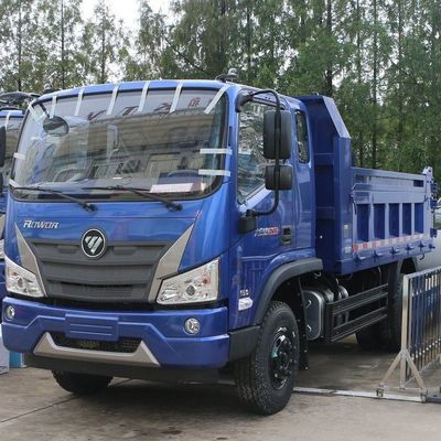 엔진 용량 4-6L 160마력 Sinotruk 차시 콩고용 리모델링된 광산 트럭