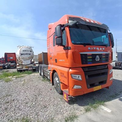 탄소 강철 화물 상자 수동 변속기 480HP G7 HOWO 트럭의 주요 특징