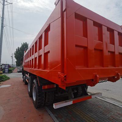 시노트럭 차시 6X4 덤프 트럭 타이어와 수압 스티어링 351-450hp