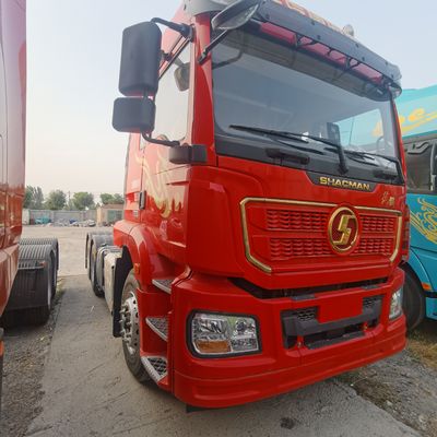 440HP Shacma 중량 트랙터 트럭 탄소 강철으로 만든 반 트레일러를 끌기 위해