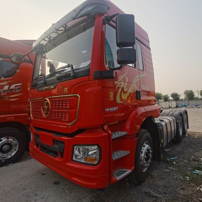 440HP Shacma 중량 트랙터 트럭 탄소 강철으로 만든 반 트레일러를 끌기 위해
