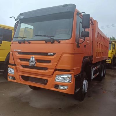 수동 변속기 Sinotruk HOWO 6X4 수압 스티어링 시스템과 함께 무거운 직무 덤프 트럭