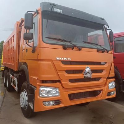 수동 변속기 Sinotruk HOWO 6X4 수압 스티어링 시스템과 함께 무거운 직무 덤프 트럭