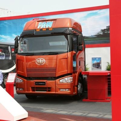FAW Jh6p 유로 3 6X4 디젤 트랙터 460HP 수동 변속기 100000km 구간에 맞춤화