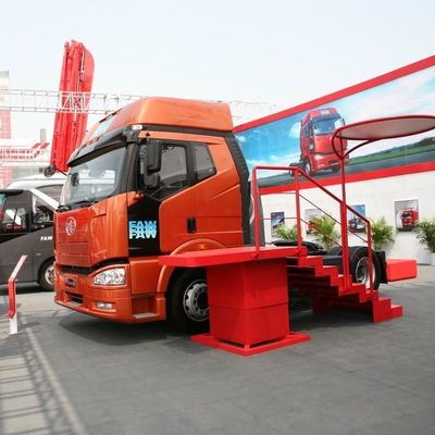 460HP 중량 FAW Jh6p 6X4 디젤 유로 3 트랙터 트럭 12m * 2.55m * 4m 차원