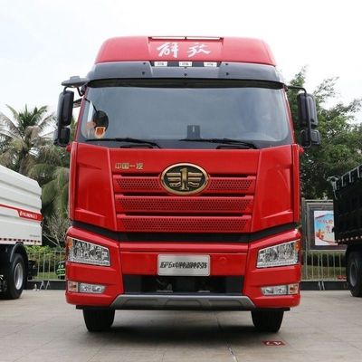 전기 배열 FAW Jiefang J6p 6X4 순수 전기 트랙터 12단 수동 변속기