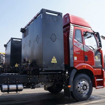전기 배열 FAW Jiefang J6p 6X4 순수 전기 트랙터 12단 수동 변속기