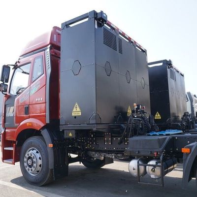 7.36m*2.55m*4m 사이즈 FAW Jiefang J6p 6X4 순수 전기 교환 트랙터 460HP 유로 3
