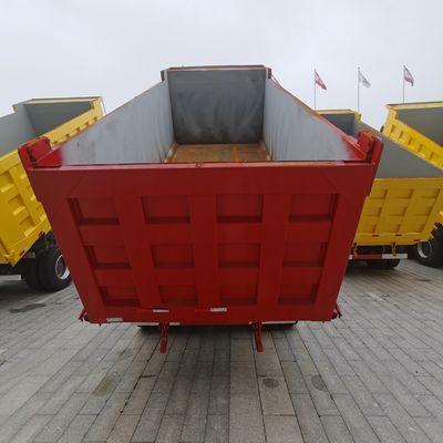 마력 351-450hp 6x4 덤프 트럭 전력 보조 수압 스티어링 및 타이어