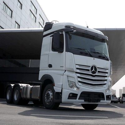 유로 5 메르세데스 아크트로스 중량 트럭 510마력 6X4 트랙터와 함께 함대를 업그레이드