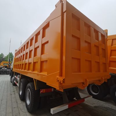 중량용 덤퍼 차량용 반 트레일러 턴 트럭 6.8x2.5x3.8m 부하 용량 31-40t