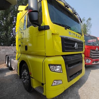 시노트럭 480HP 반 트레일러 공기 서스펜션 좌석과 8.800kg 패키지 총 무게
