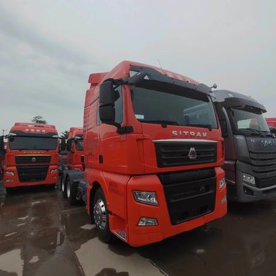 수동변속기 6X4 화물 운송용 시트랙 트랙터 트럭
