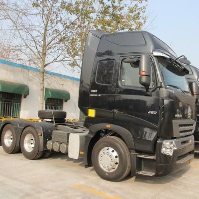 6×4 드라이브 휠 샤크만 420HP 공기 서스펜션 좌석 휠 트레일러 트럭