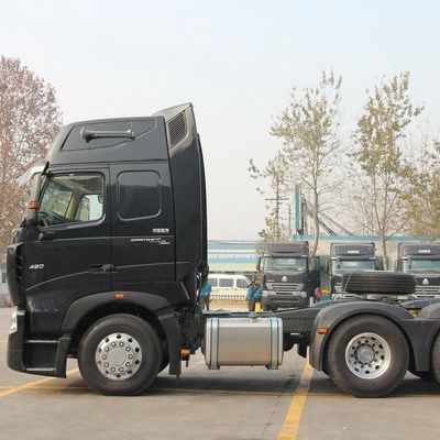 6×4 드라이브 휠 샤크만 420HP 공기 서스펜션 좌석 휠 트레일러 트럭