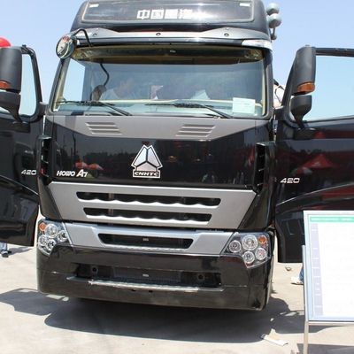 1000L 연료 탱크 디젤과 맞춤형 Sinotruck HOWO 400HP 중량 트랙터 트레일러