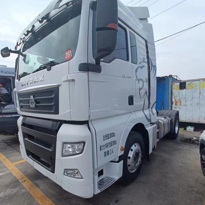 탄소 강철 화물 상자 6X4 자동 트랙터 540HP 및 공기 서스펜션 좌석